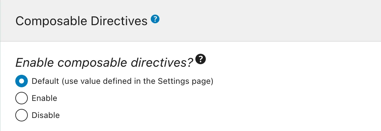 Schema Configuration의 Composable Directives