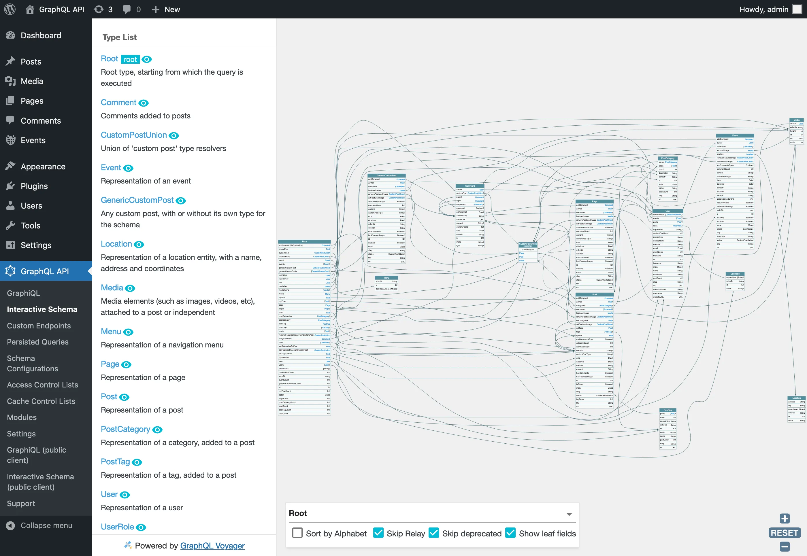 GraphQL schema GraphQL schema